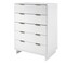 Manhattan Comfort Granville 45.27 Tall Dresser in White DR-5021 - alternate 4